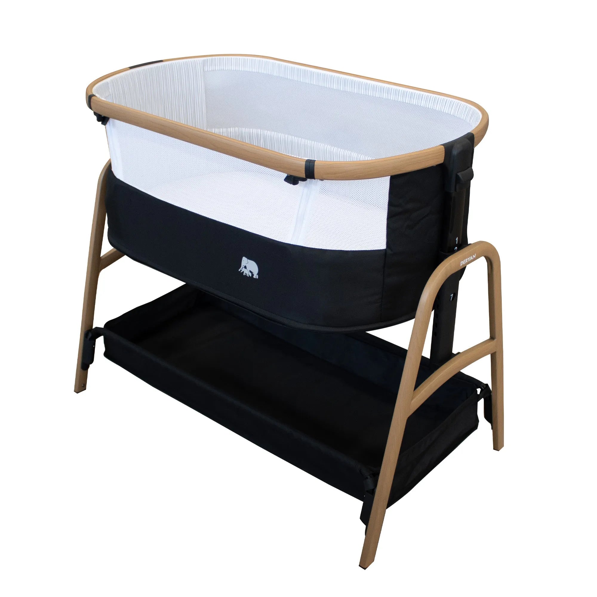 Dreamy Co Sleeper Cradle Wood