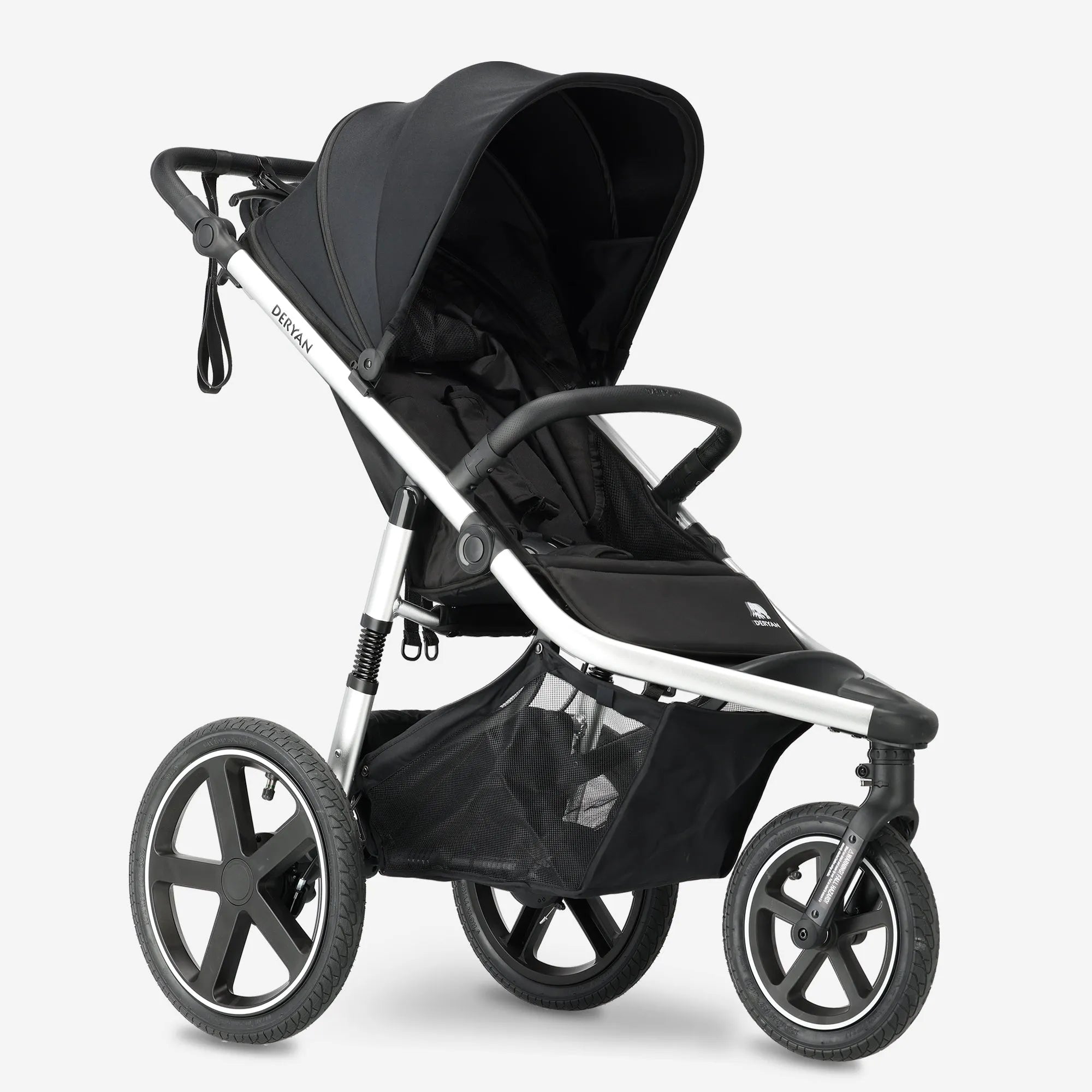 Bolt Jogging Stroller Schwarz Aluminiumrahmen