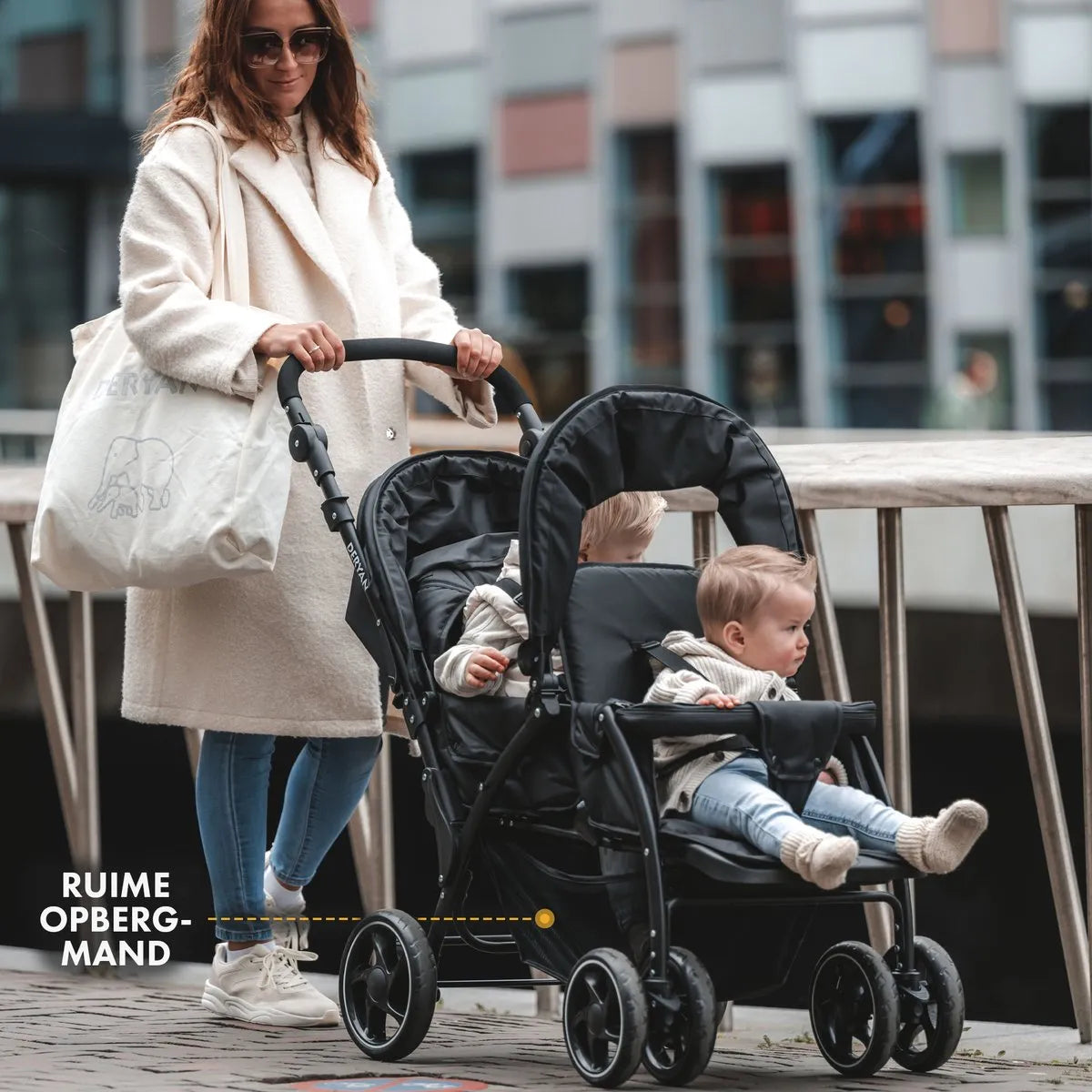 Elena duo stroller black