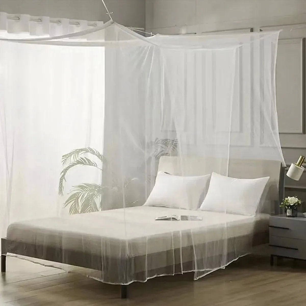 Luxury 2 Person Mosquito Net XXL - Includes hanging kit and travel bag