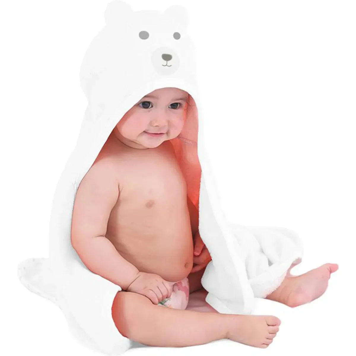 Polar Bear Fleece Wrap Blanket 75x100