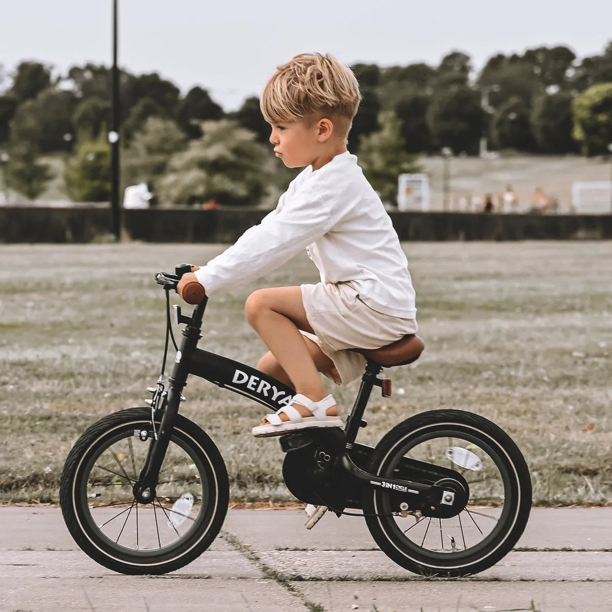 Luxury Children's bike 12 inch - 3 in 1 - balance bike Pink