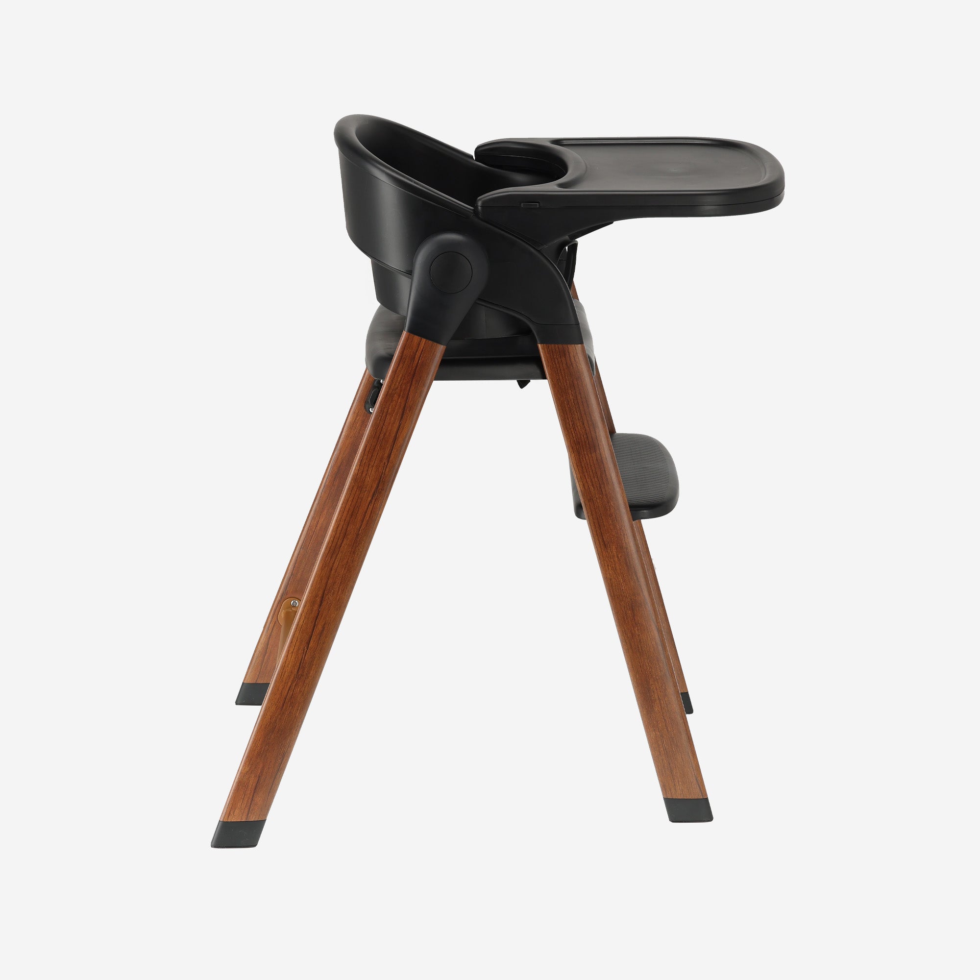 Luxury High Chair Black / Wood