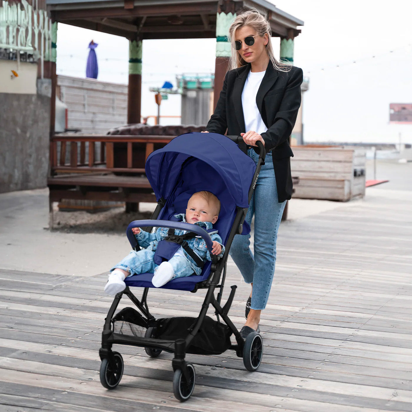 Luxe Easy Lightweight Buggy - Blue