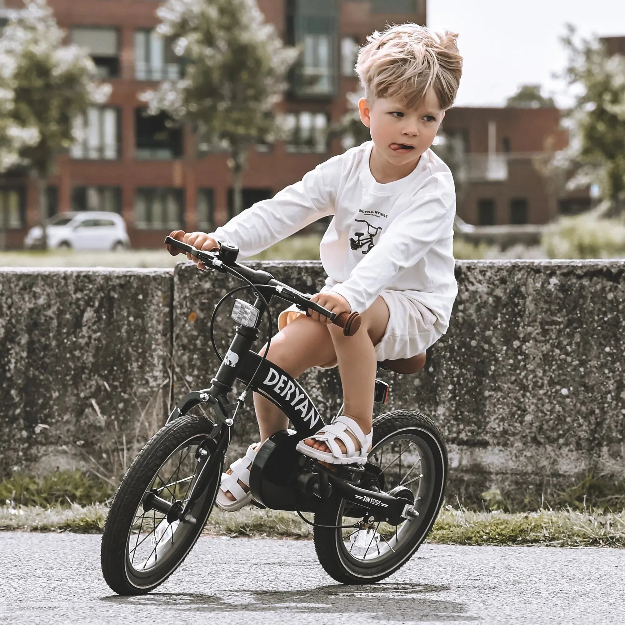 Luxury Children's bike 14 inch - 3 in 1 - balance bike