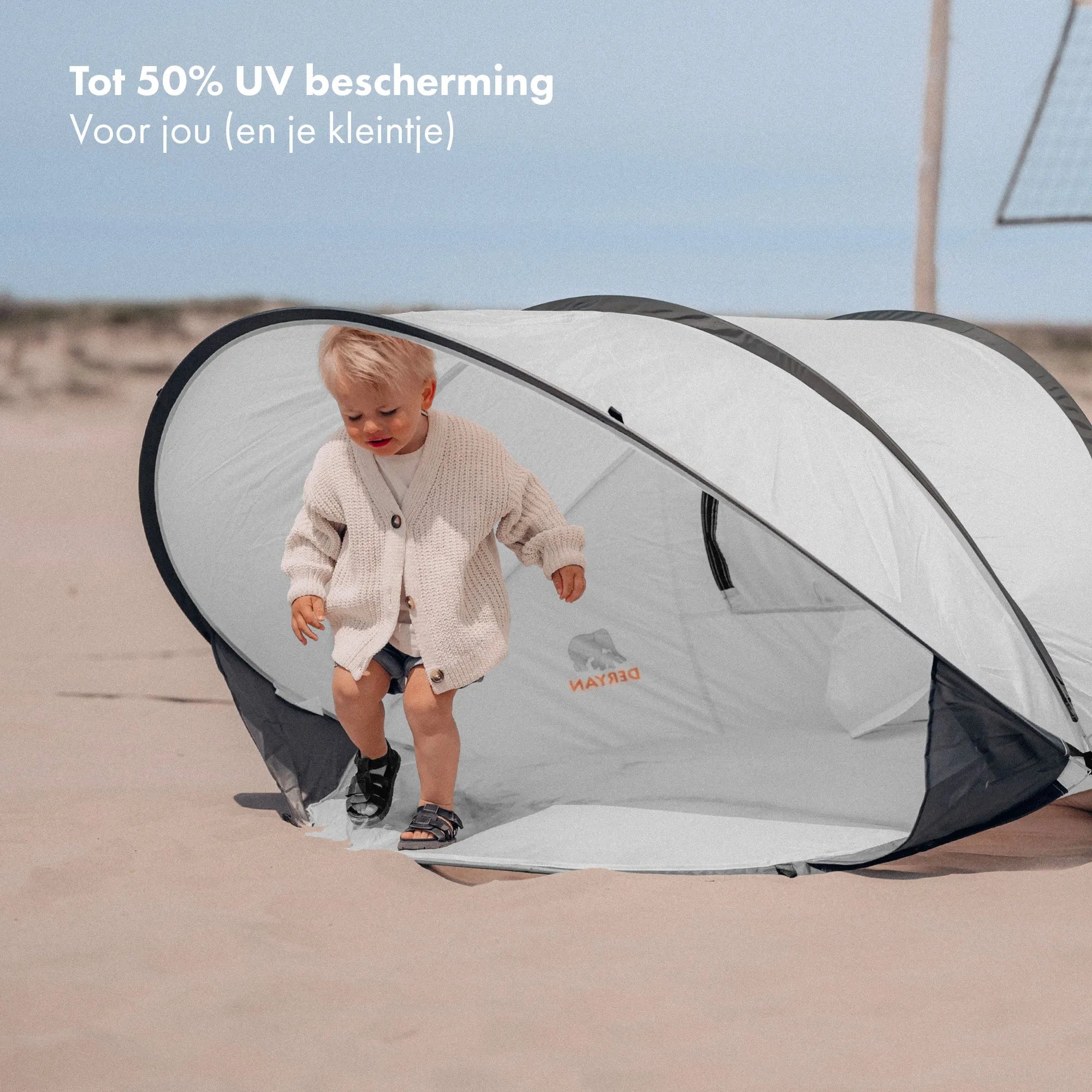 Beach tent XXL Silver