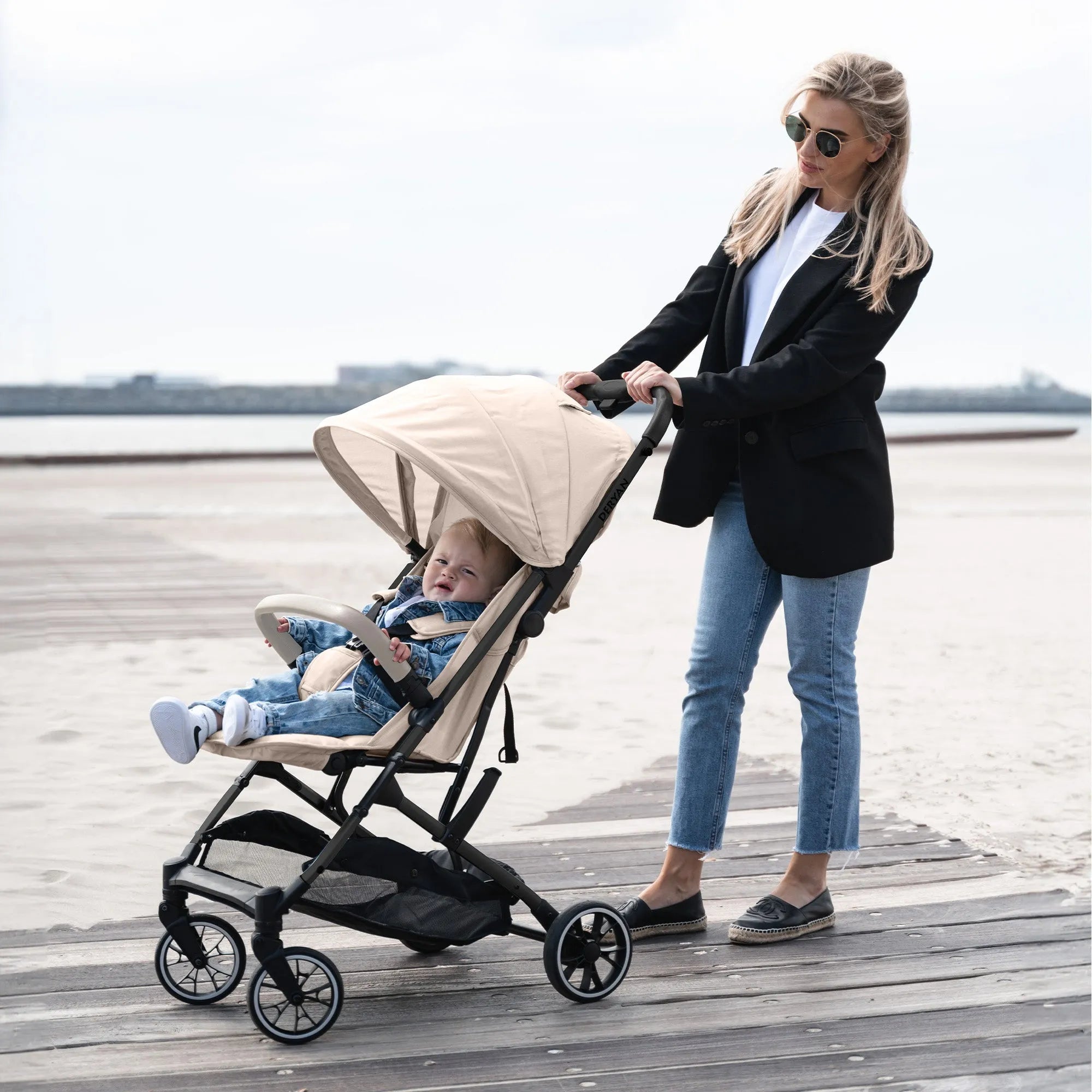 Luxe Easy Lightweight Buggy - Taupe