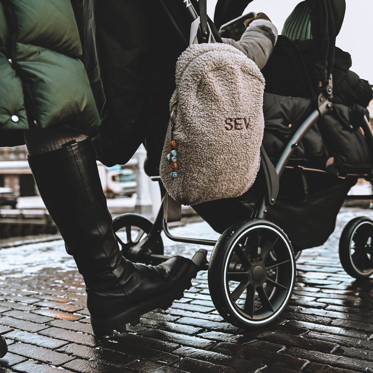 Elena duo stroller black