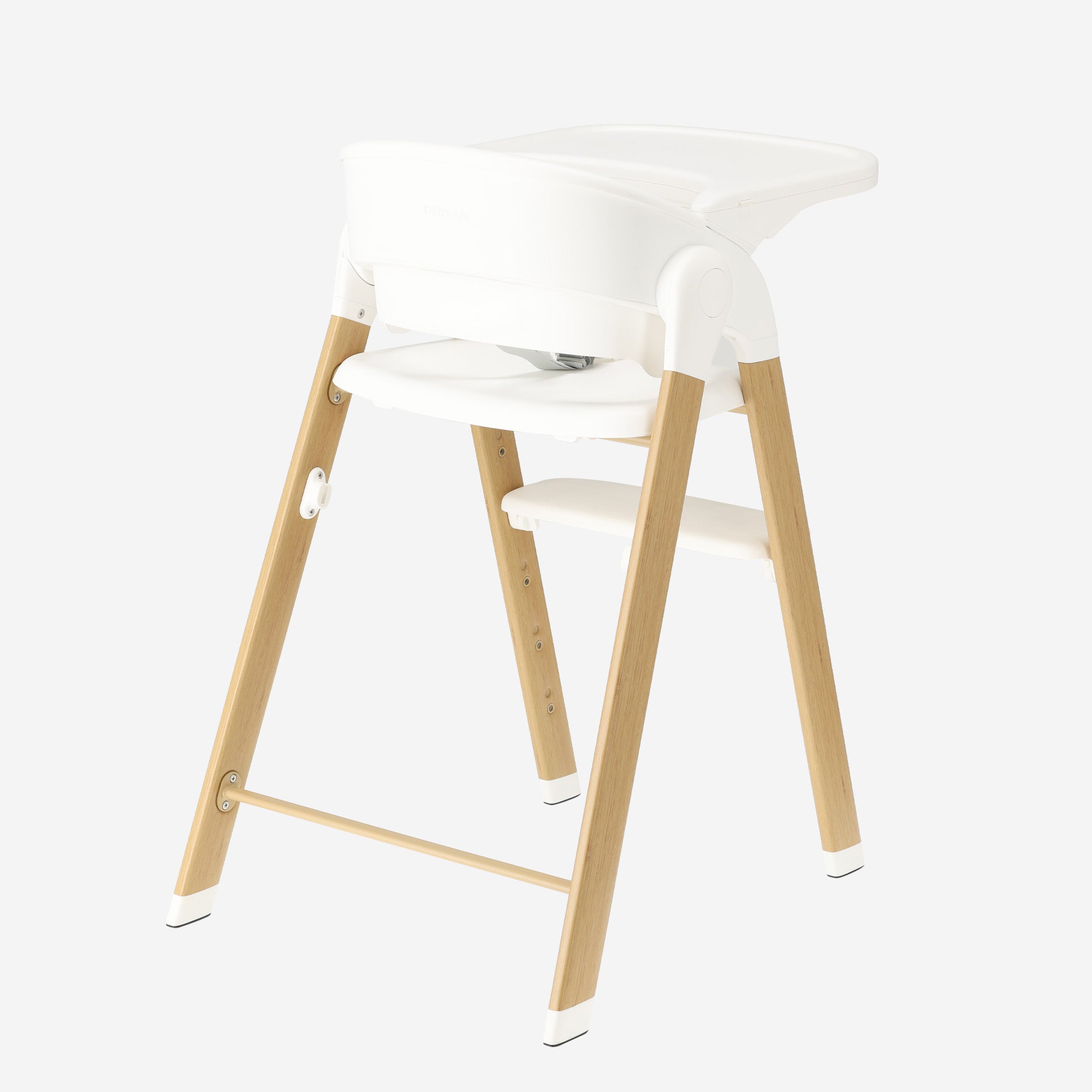 Luxury High Chair White / Wood