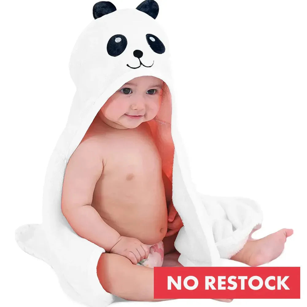 Panda Multifunctional Baby Fleece Blanket with Hood - Wrap Blanket - Blanket 75x100 cm