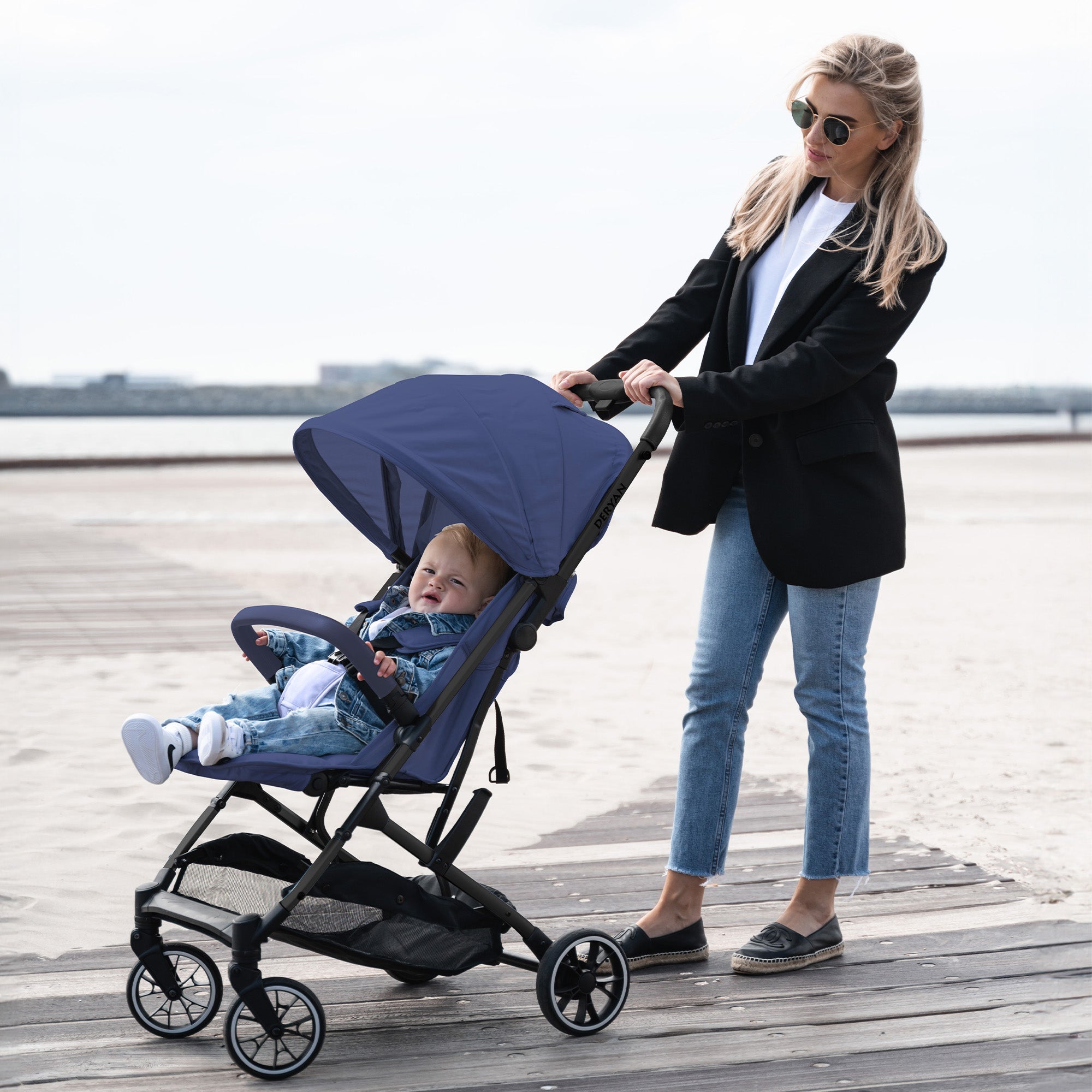 Luxe Easy Lightweight Buggy - Blue