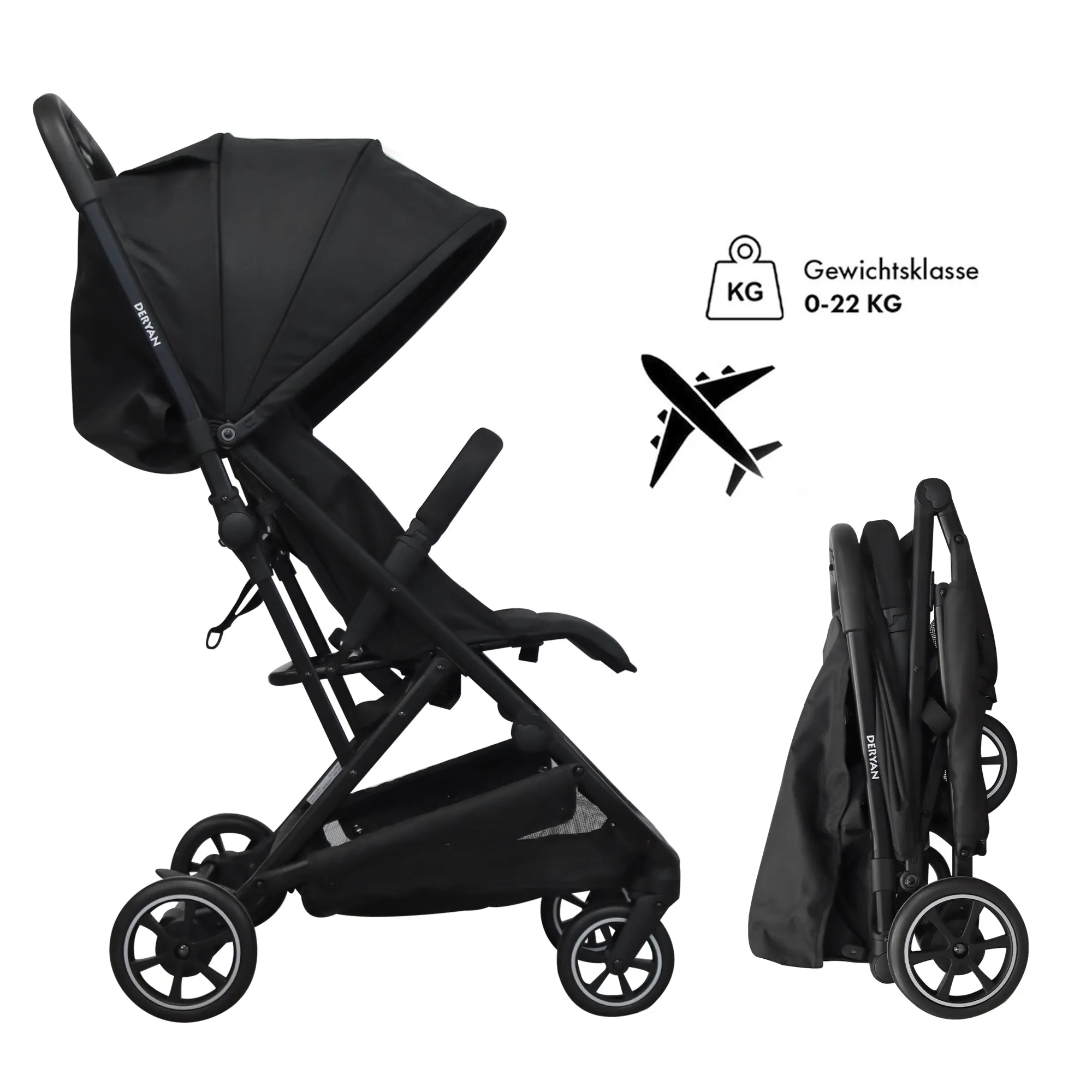 Easy Luxe Lightweight Buggy - Black