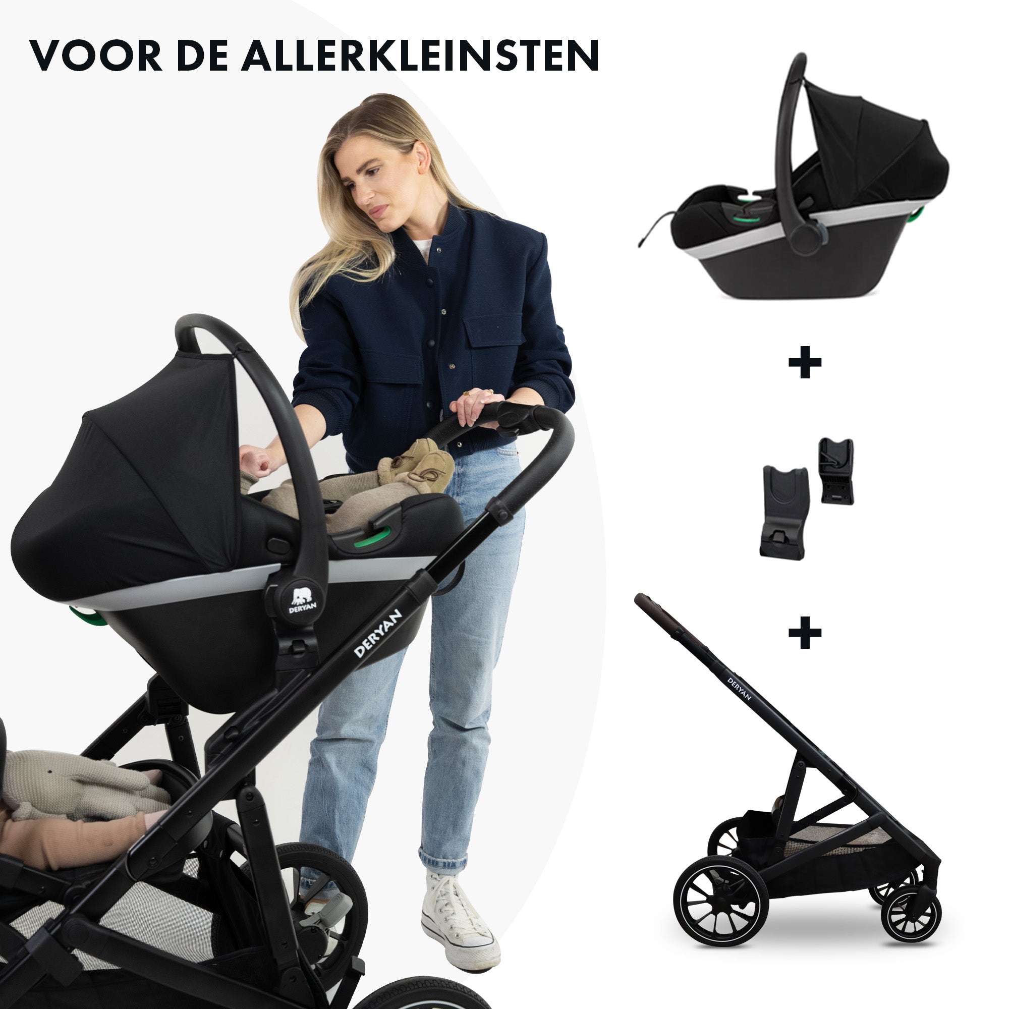 EVY V2 Stroller 3 in 1 Green