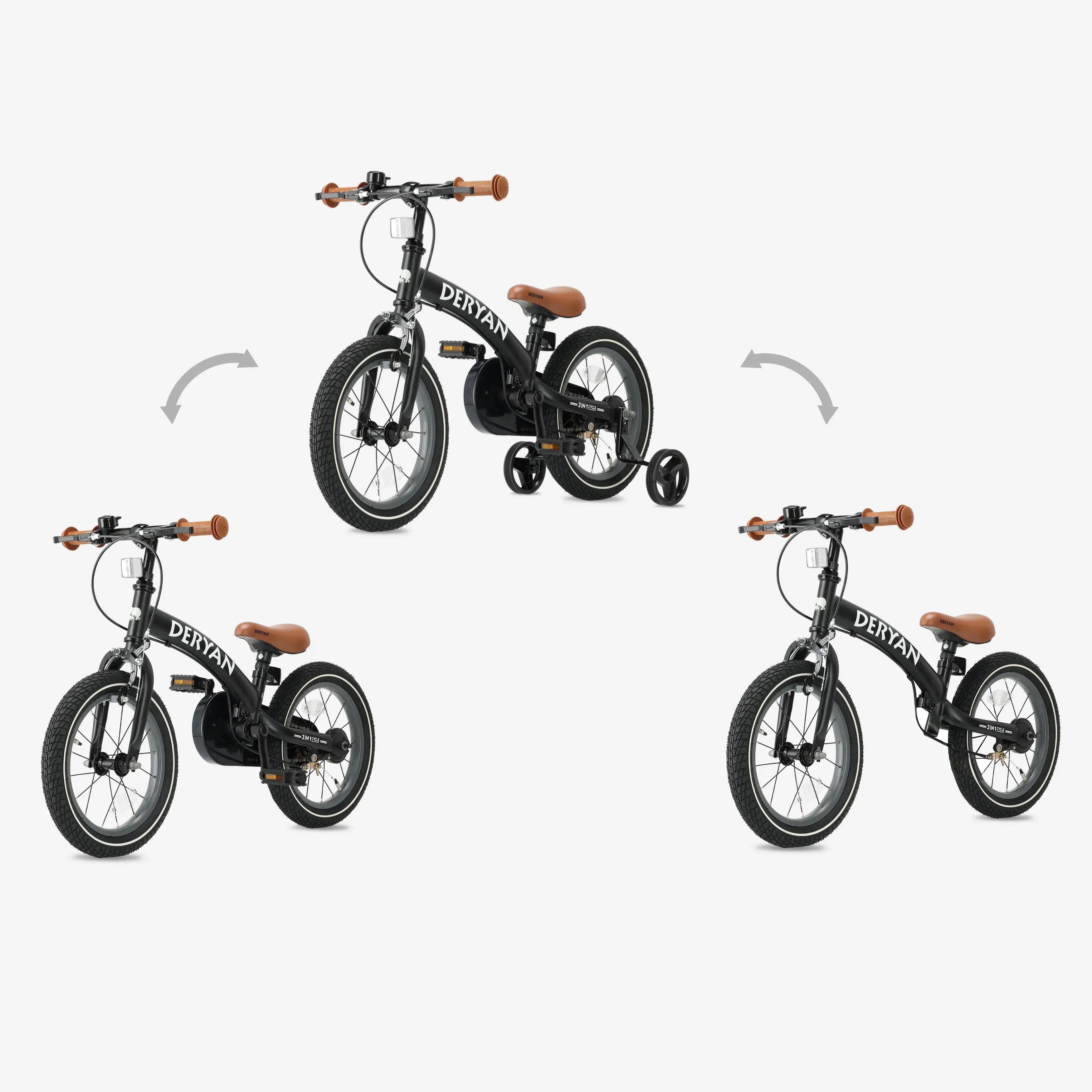 Luxury Children s bike 14 inch 3 in 1 balance bike