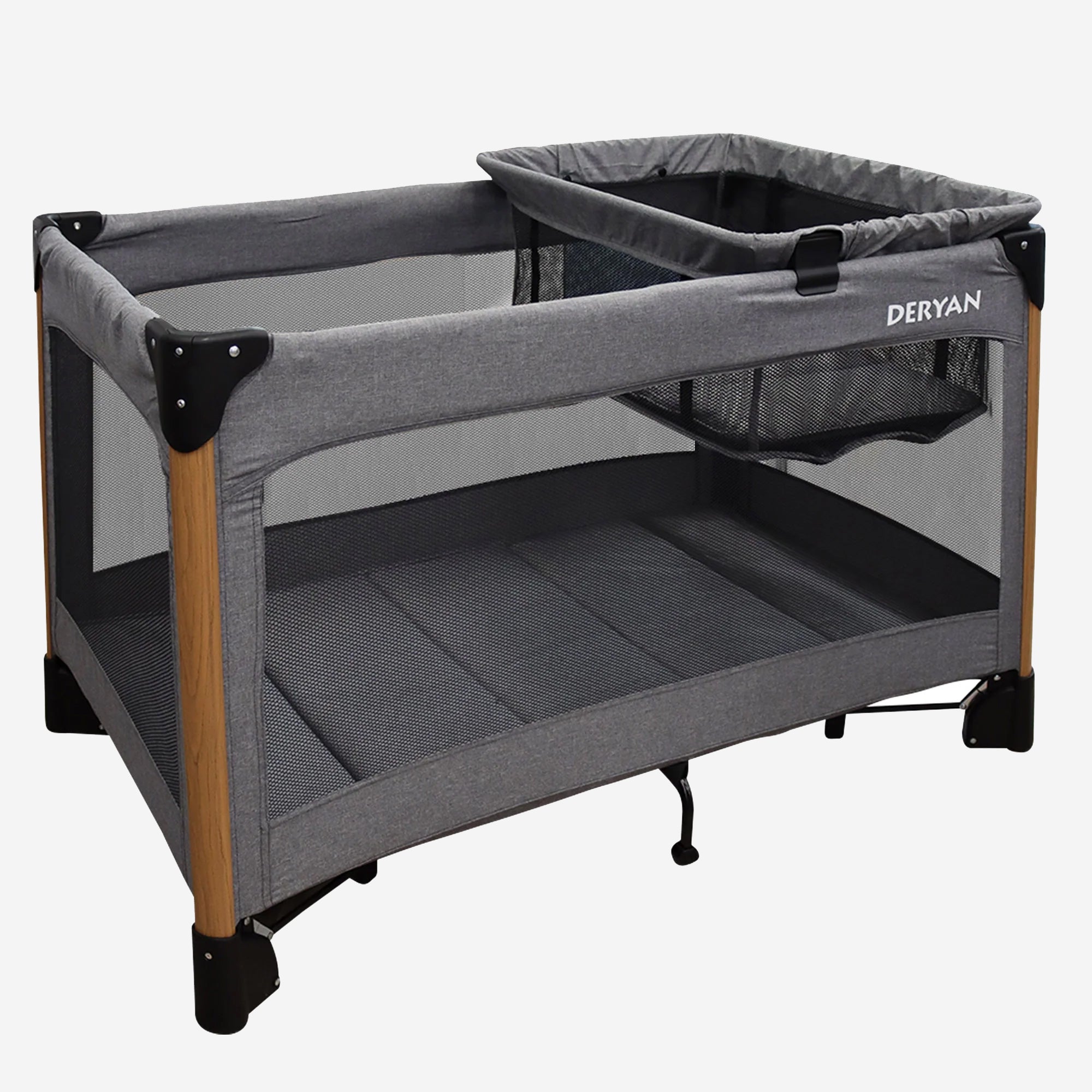 Camping Bed Complete Gray