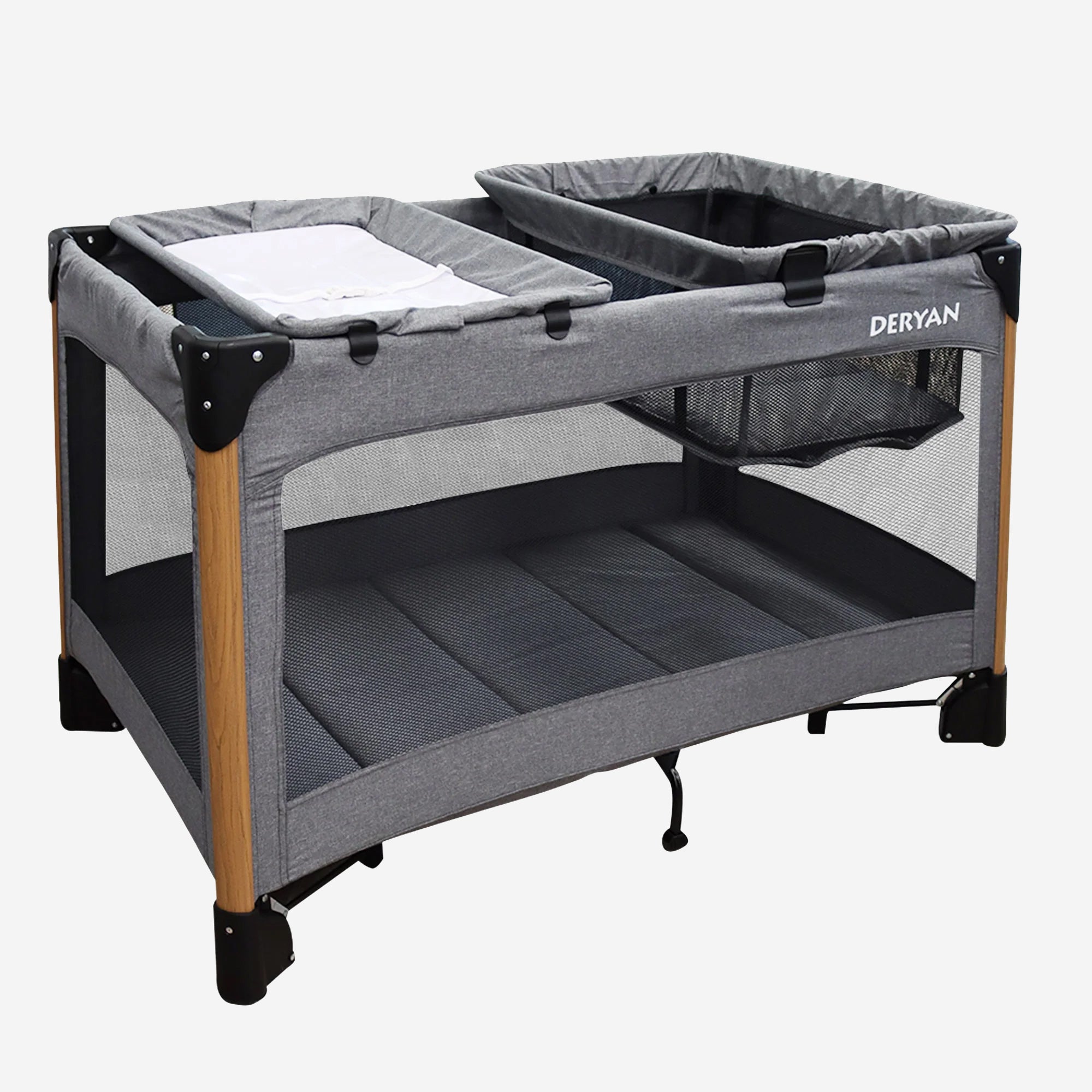 Camping Bed Complete Gray