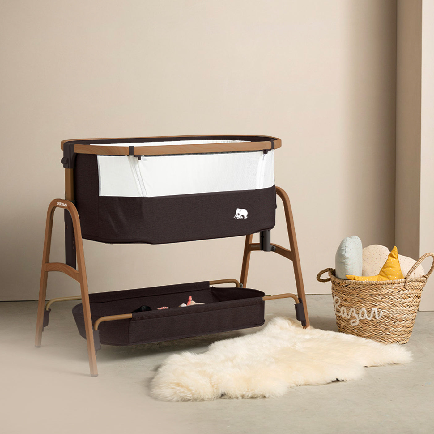 Dreamy Co-Sleeper Black