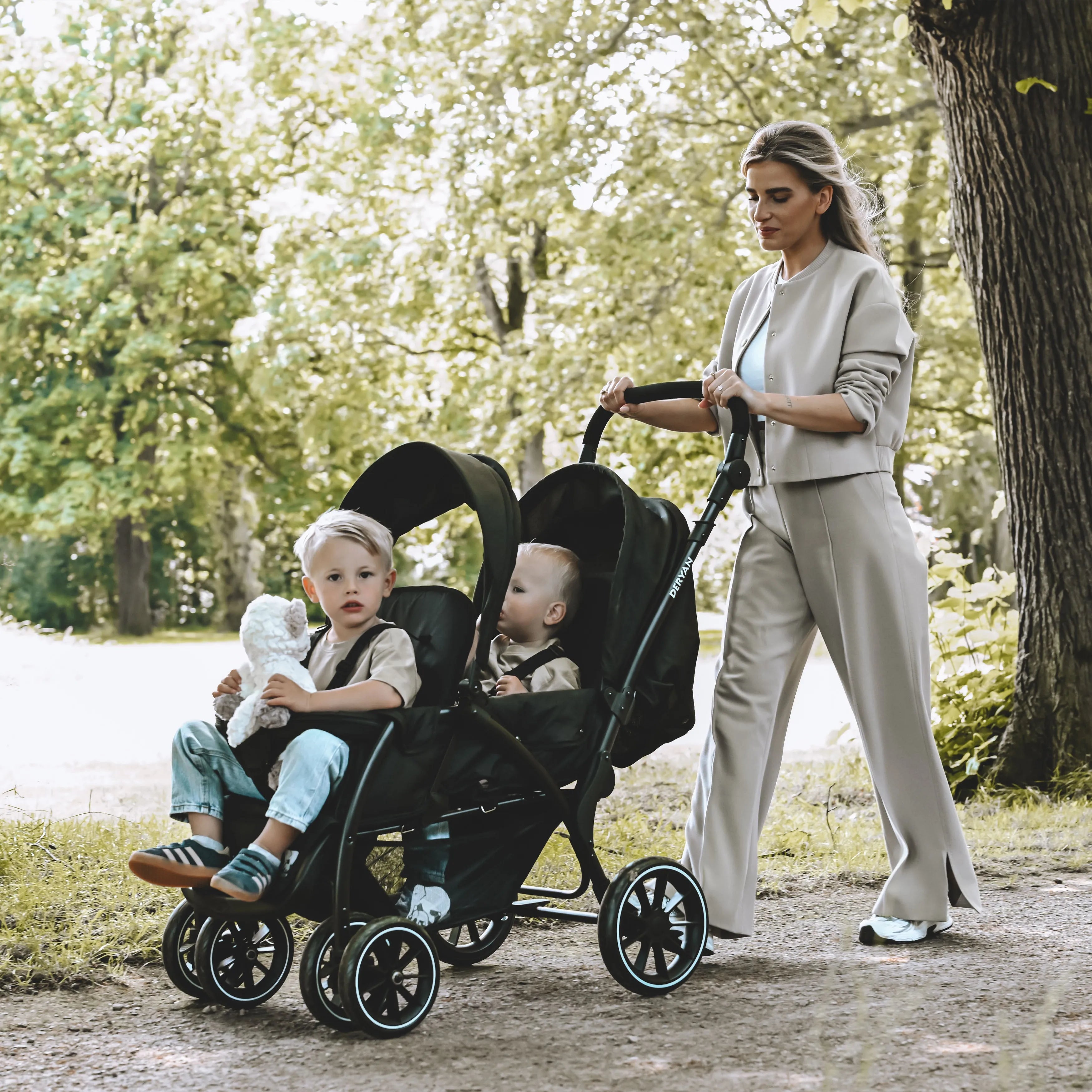 Elena duo stroller black