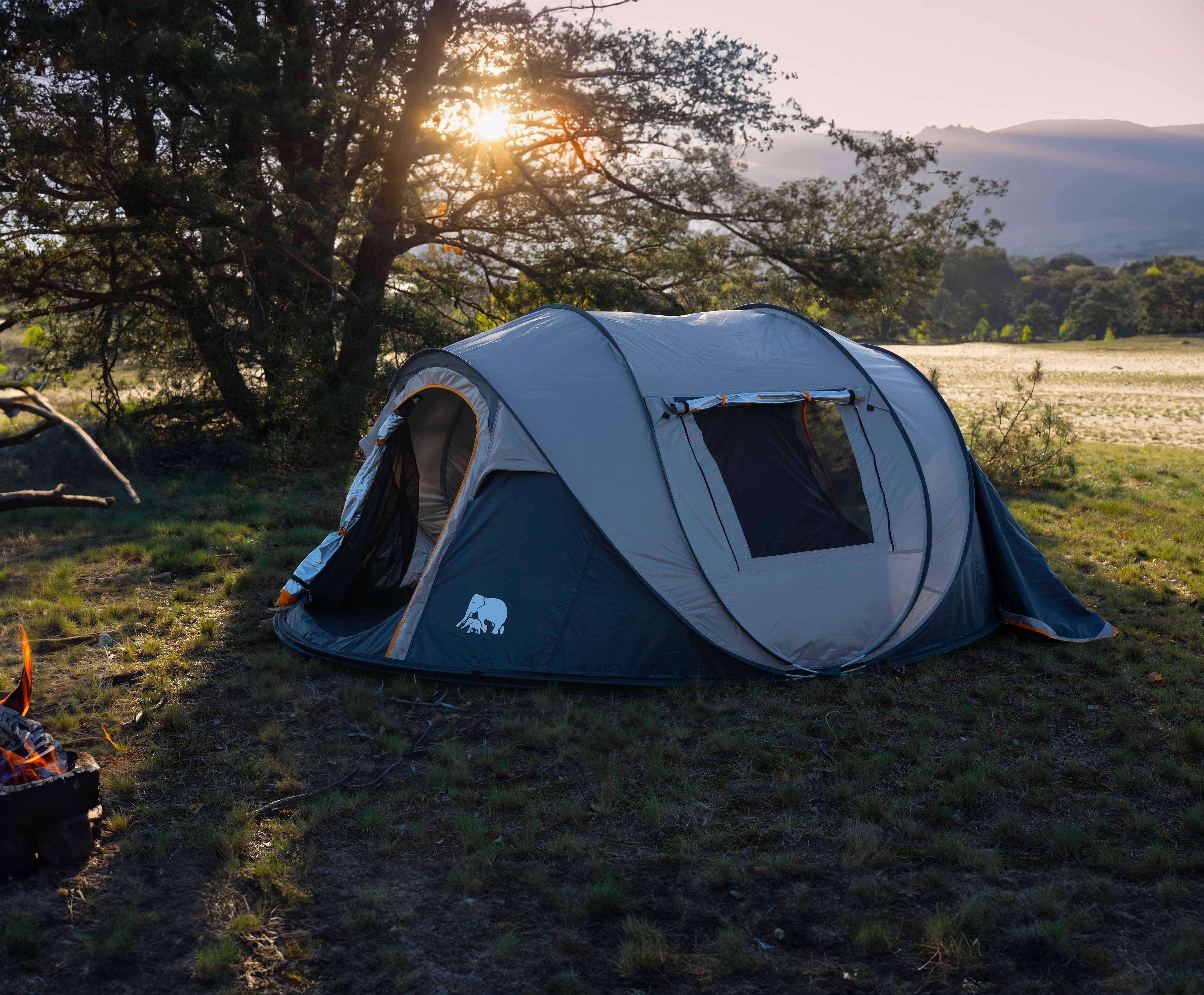 Pop Up Tent - 2000MM water column - Cream