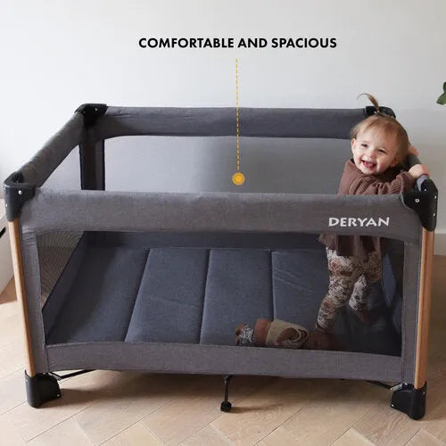 Camping Bed Complete Gray